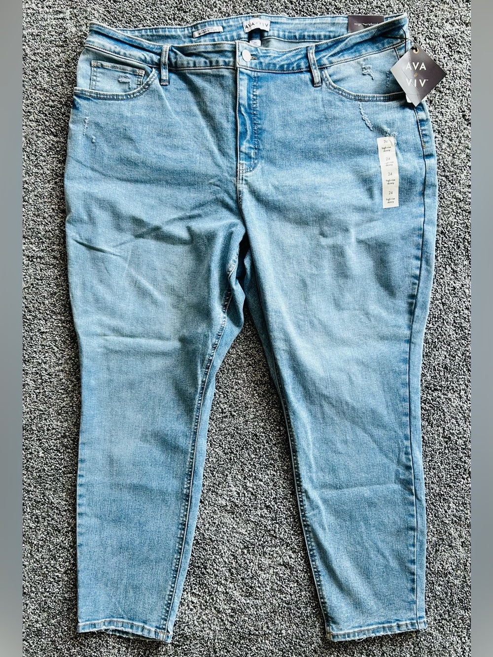 Ava &‎ Viv Light Blue Skinny Jeans